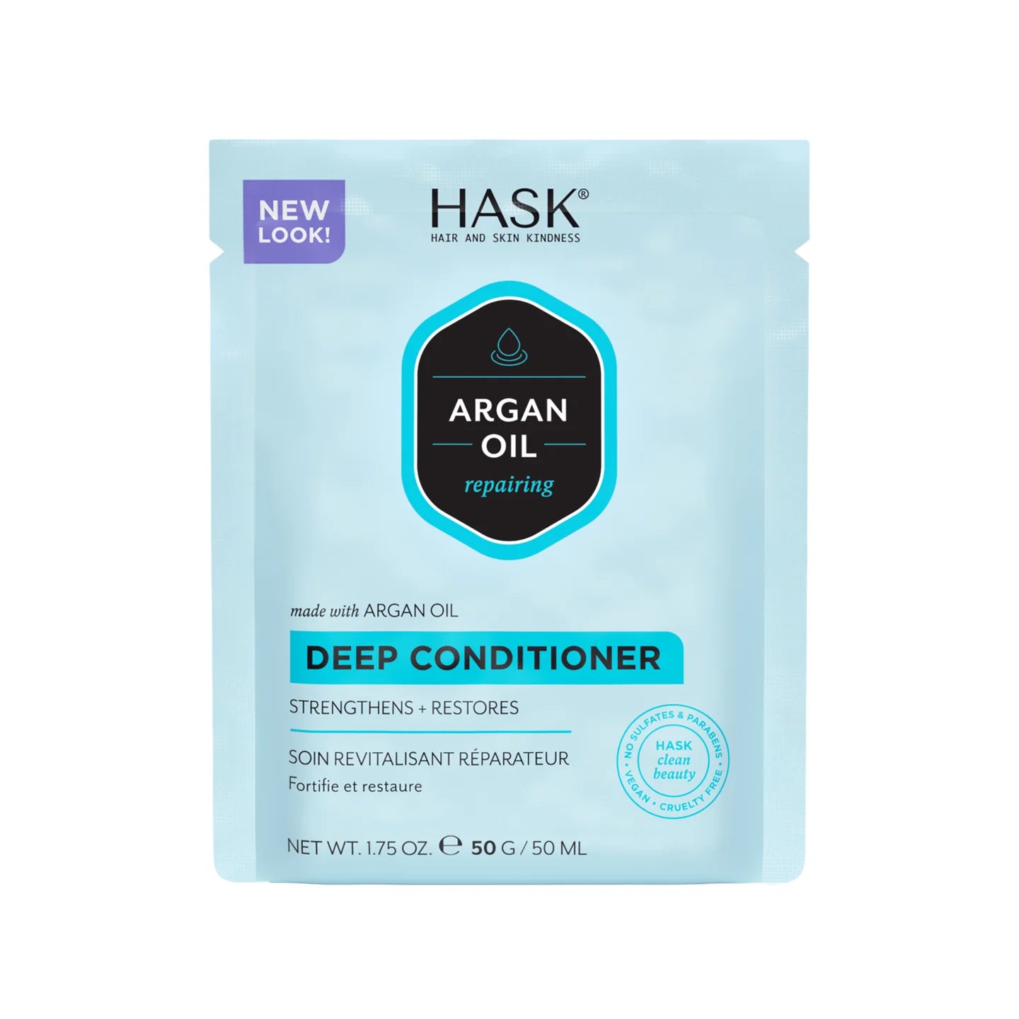 Tratamiento Reparador con Aceite de Argán HASK | Cosméticos en línea