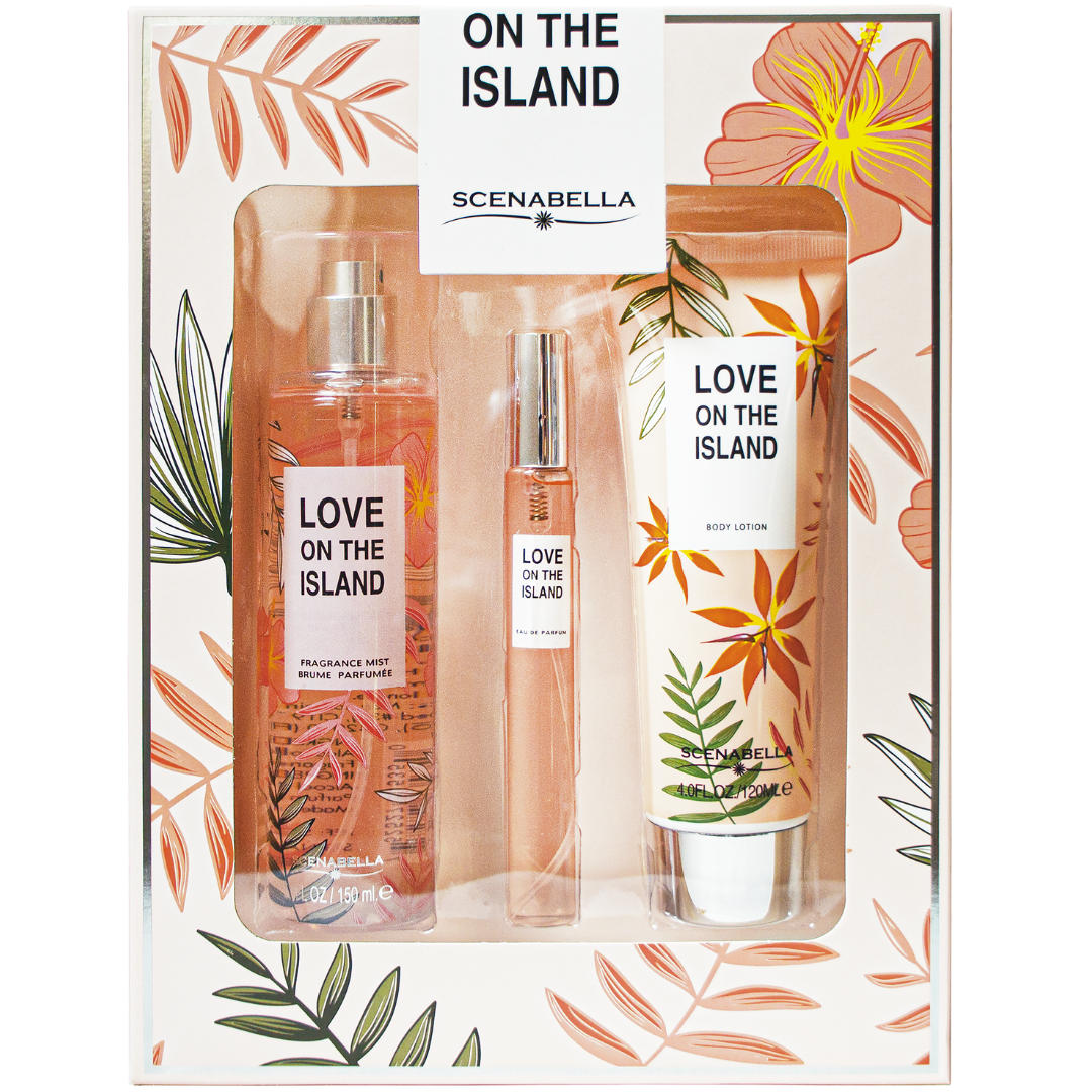 Estuche de regalo Love On The Island Scenabella | Cosméticos en linea