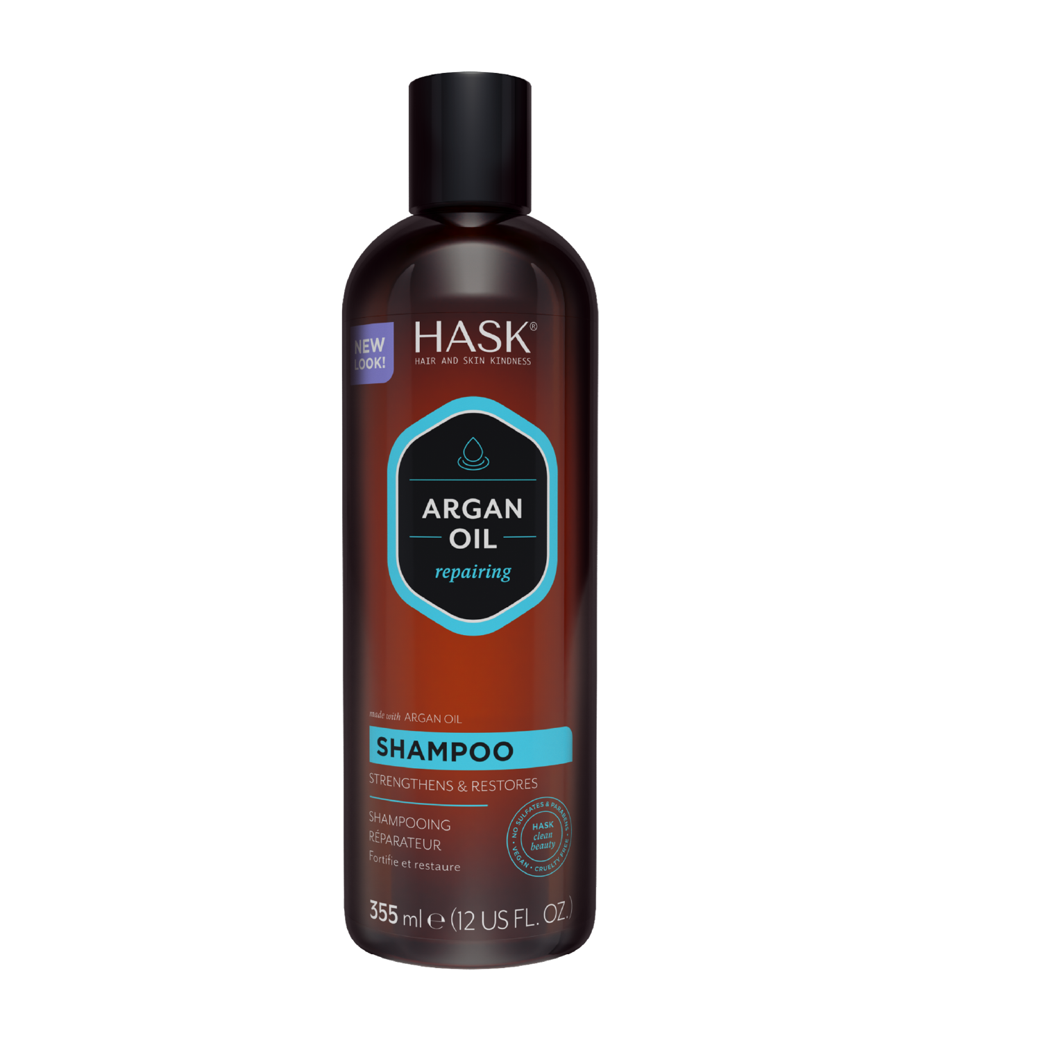 Shampoo Reparador con Aceite de Argán HASK | Cosméticos en línea