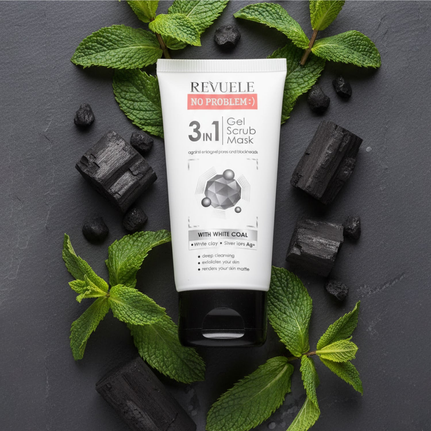 Mascara con Gel Exfoliante 3 en 1