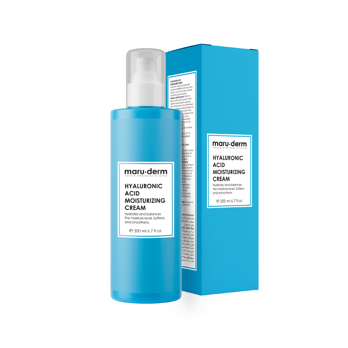 Crema hidratante con ácido hialurónico Maruderm 200 ml