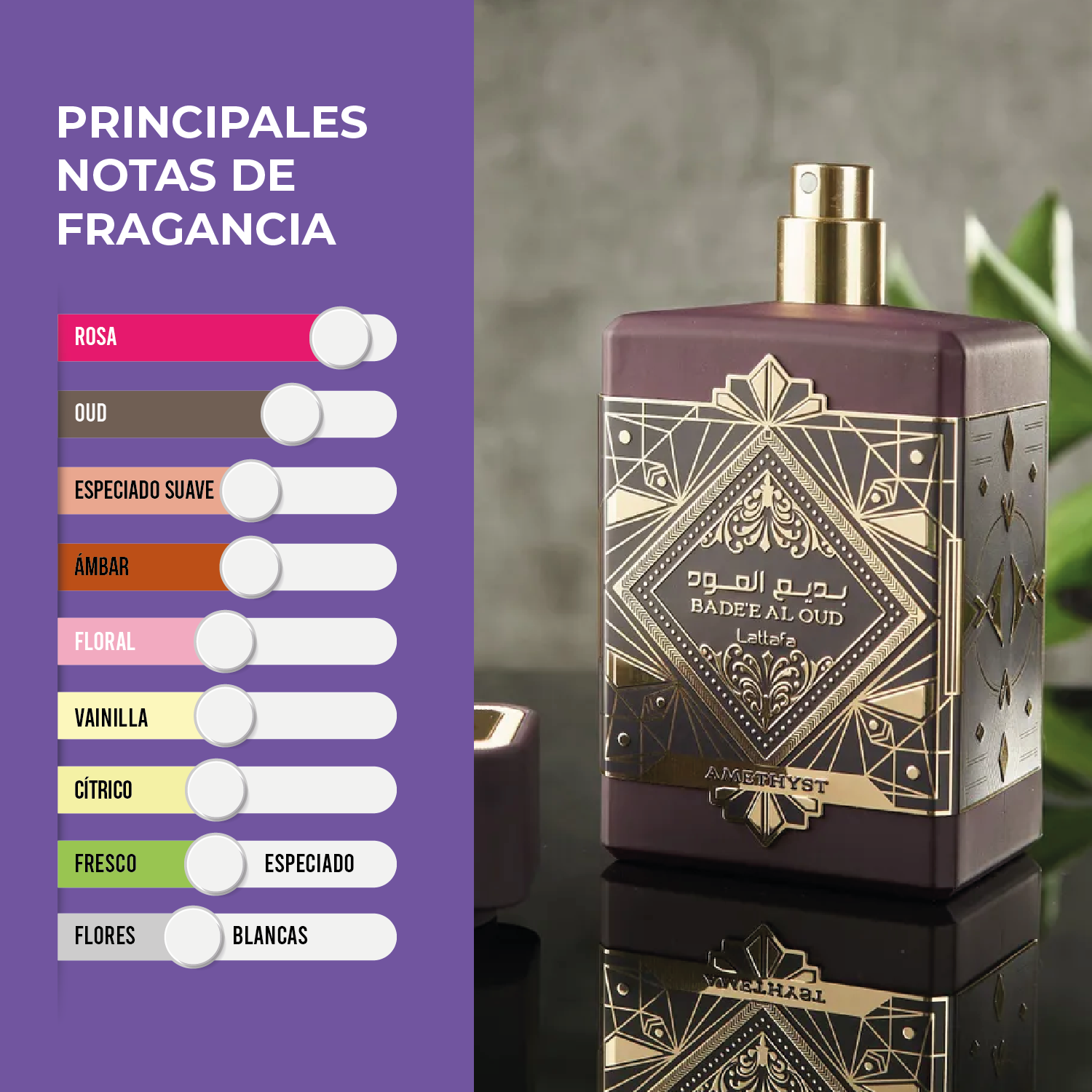 PERFUME LATTAFA- BADEE AMETHYST 100ML