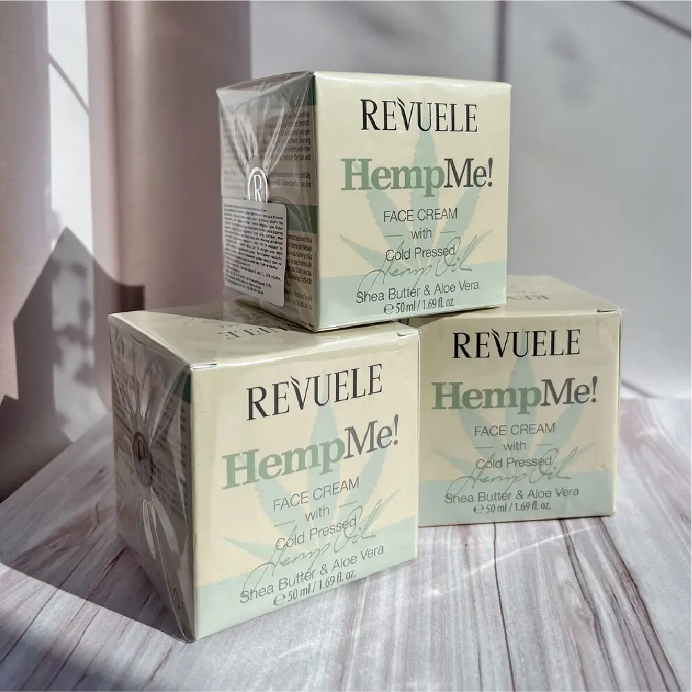 Crema Facial Ultranutritiva a Base de Cañamo y Aloe Vera - Revuele HempMe!