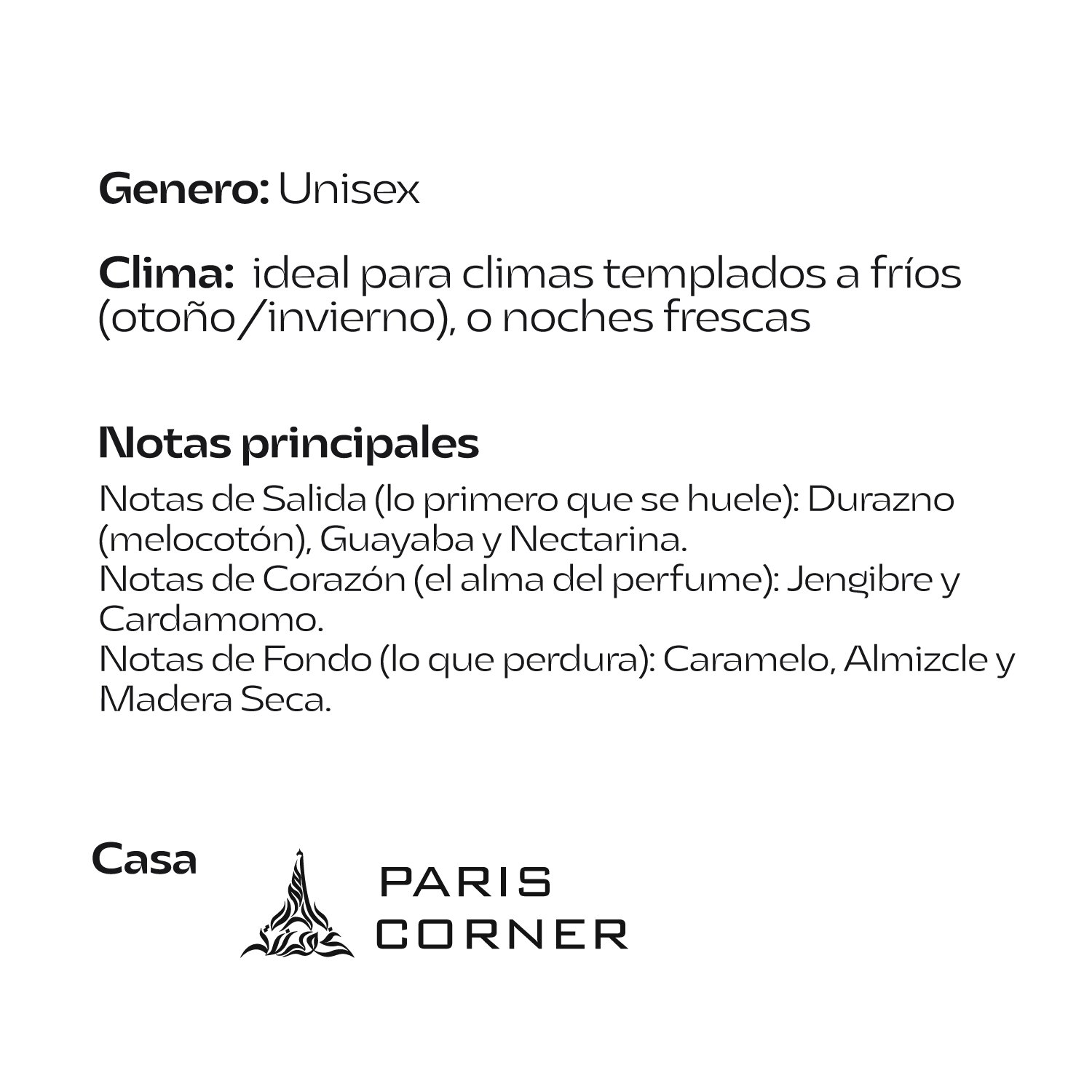 Paris Corner Khair Peach Delulu 100 ml | Cosméticos en Línea