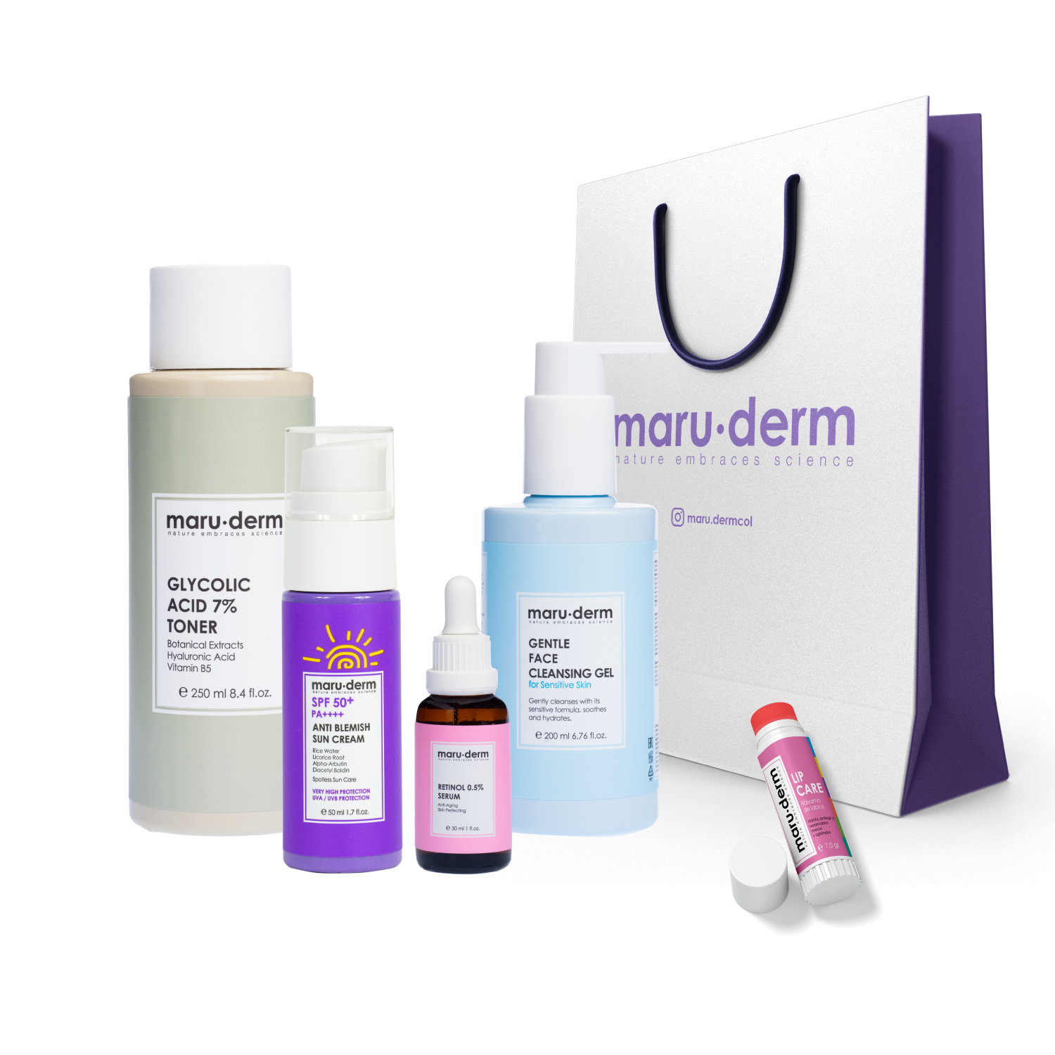 RUTINA ANTI-ENVEJECIMIENTO MARUDERM | COSMÉTICOS EN LÍNEA