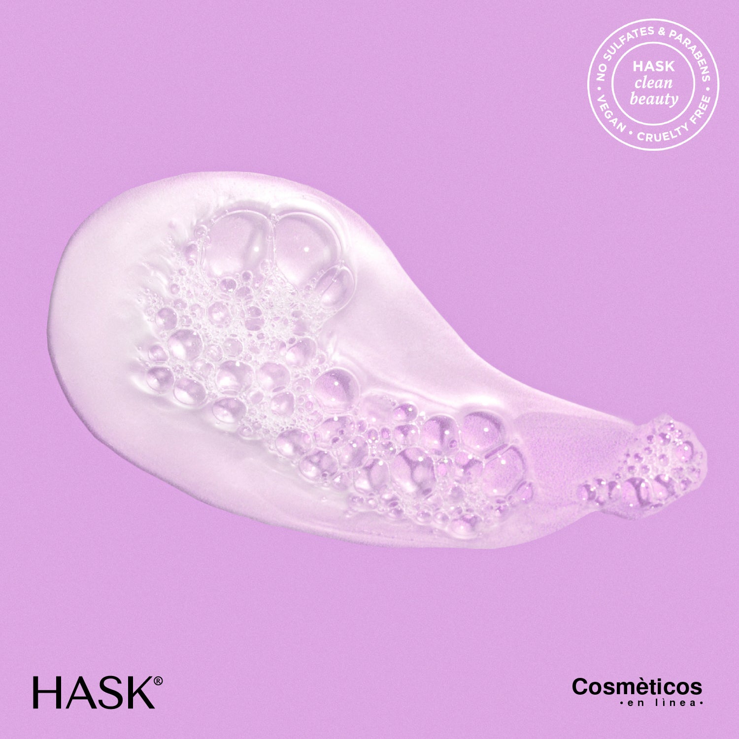 Shampoo Hidratante para Cuidado de Rizos HASK | Cosméticos en línea