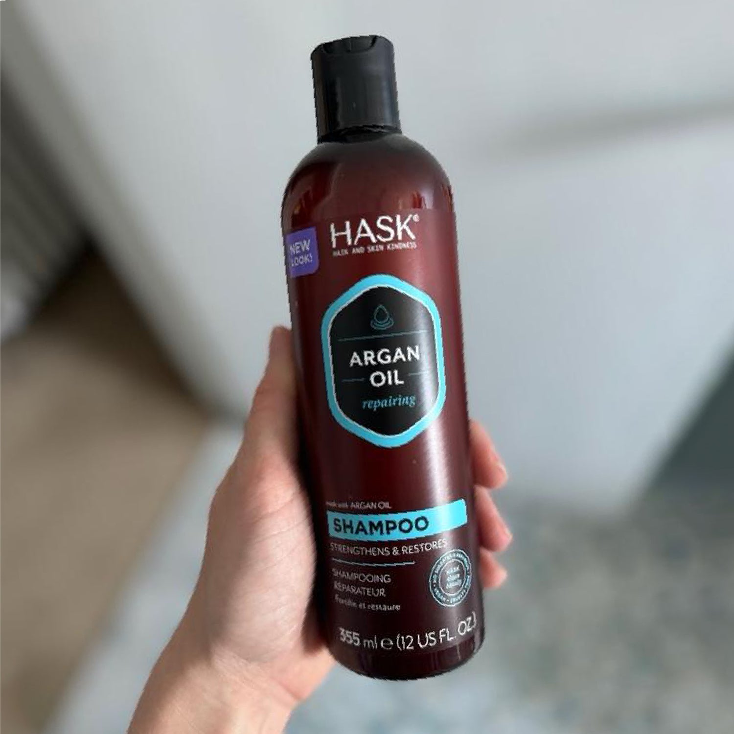 Shampoo Reparador con Aceite de Argán HASK | Cosméticos en línea