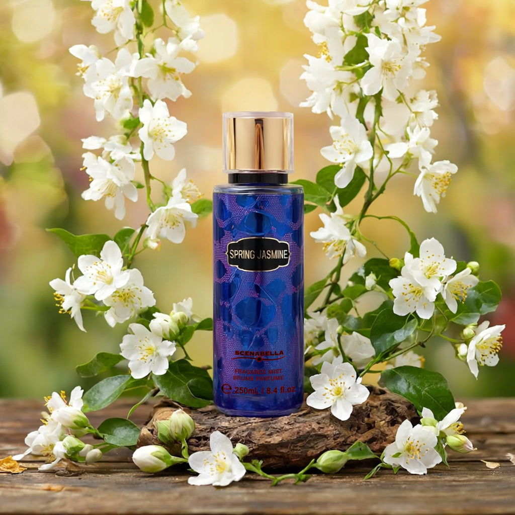 Splash Spring Jasmine 250 ml Tapa Dorada Scenabella | COSMÉTICOS EN LÍNEA