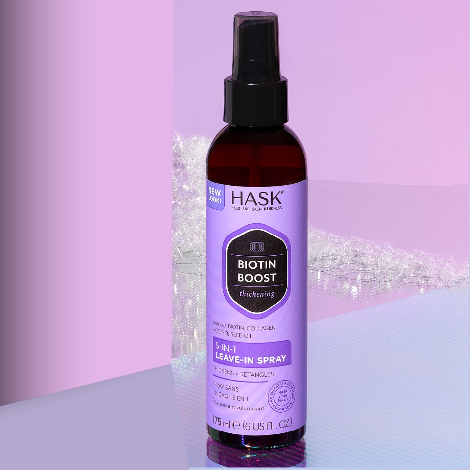 Spray sin Enjuague 5 en 1 de Biotina HASK | Cosméticos en línea