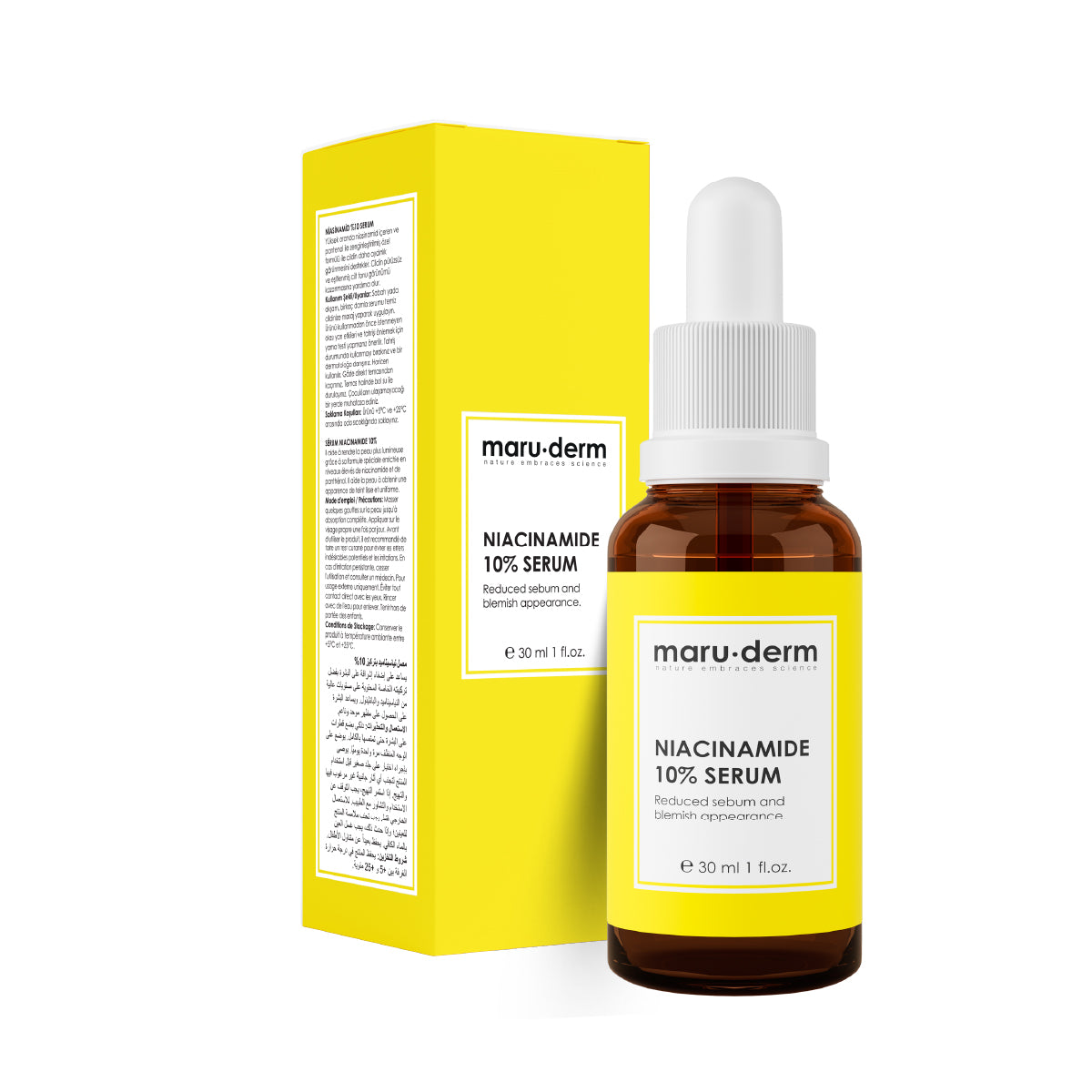 Sérum Facial con Niacinamida al 10% Maruderm 30 ml