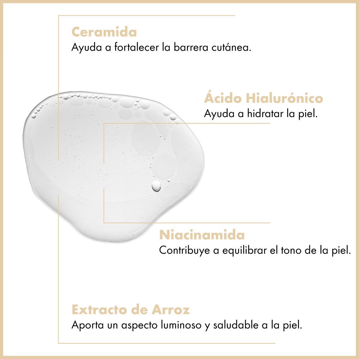 Tónico iluminador hidratante con extracto de arroz - con ácido hialurónico y centella asiática 250 ml - Maruderm