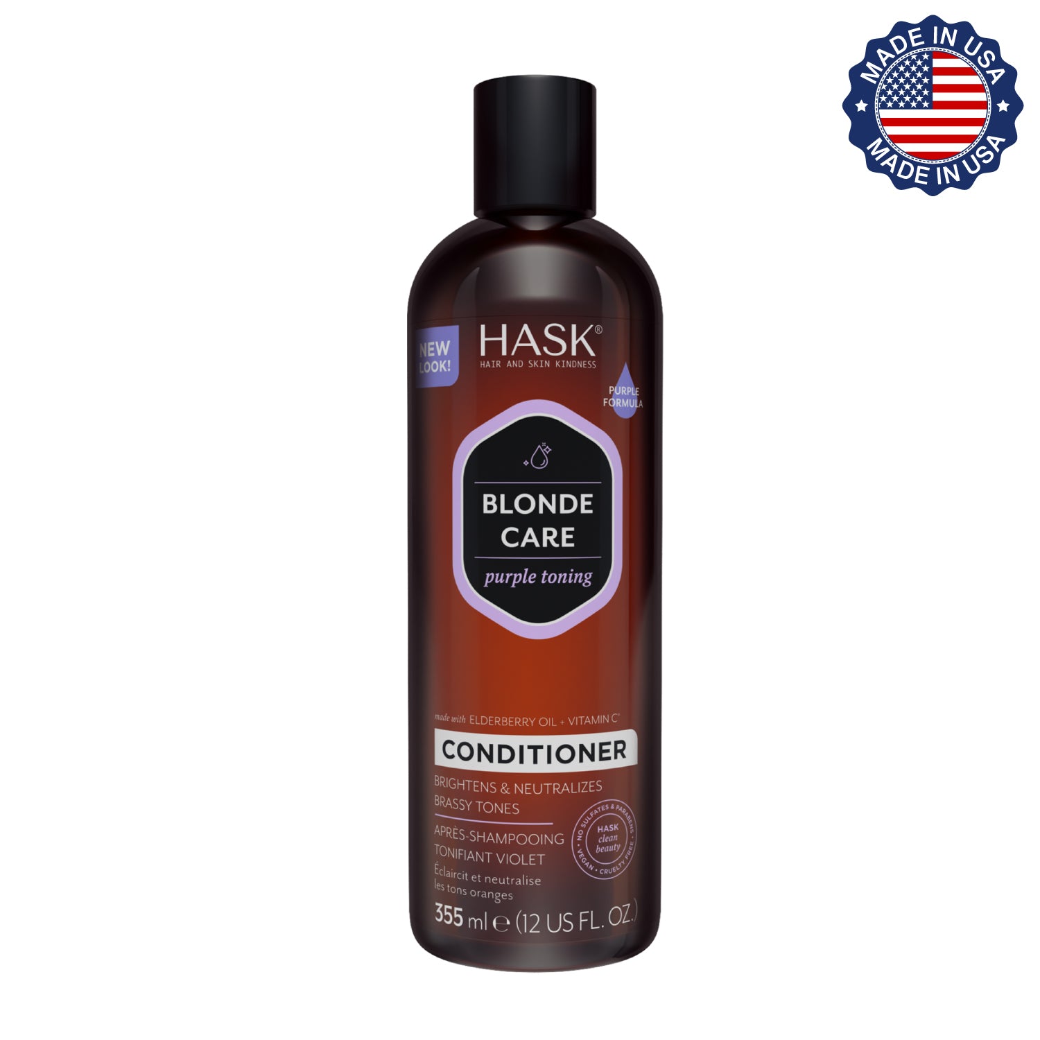 Acondicionador Matificante de Rubios HASK | Cosméticos en línea