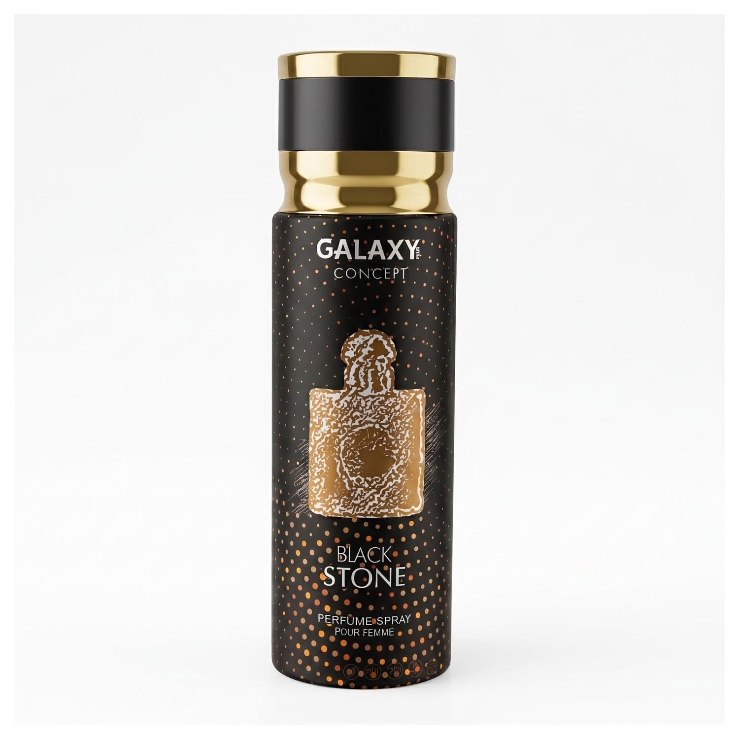 PERFUME EN SPRAY GALAXY BLACK STONE 200ML