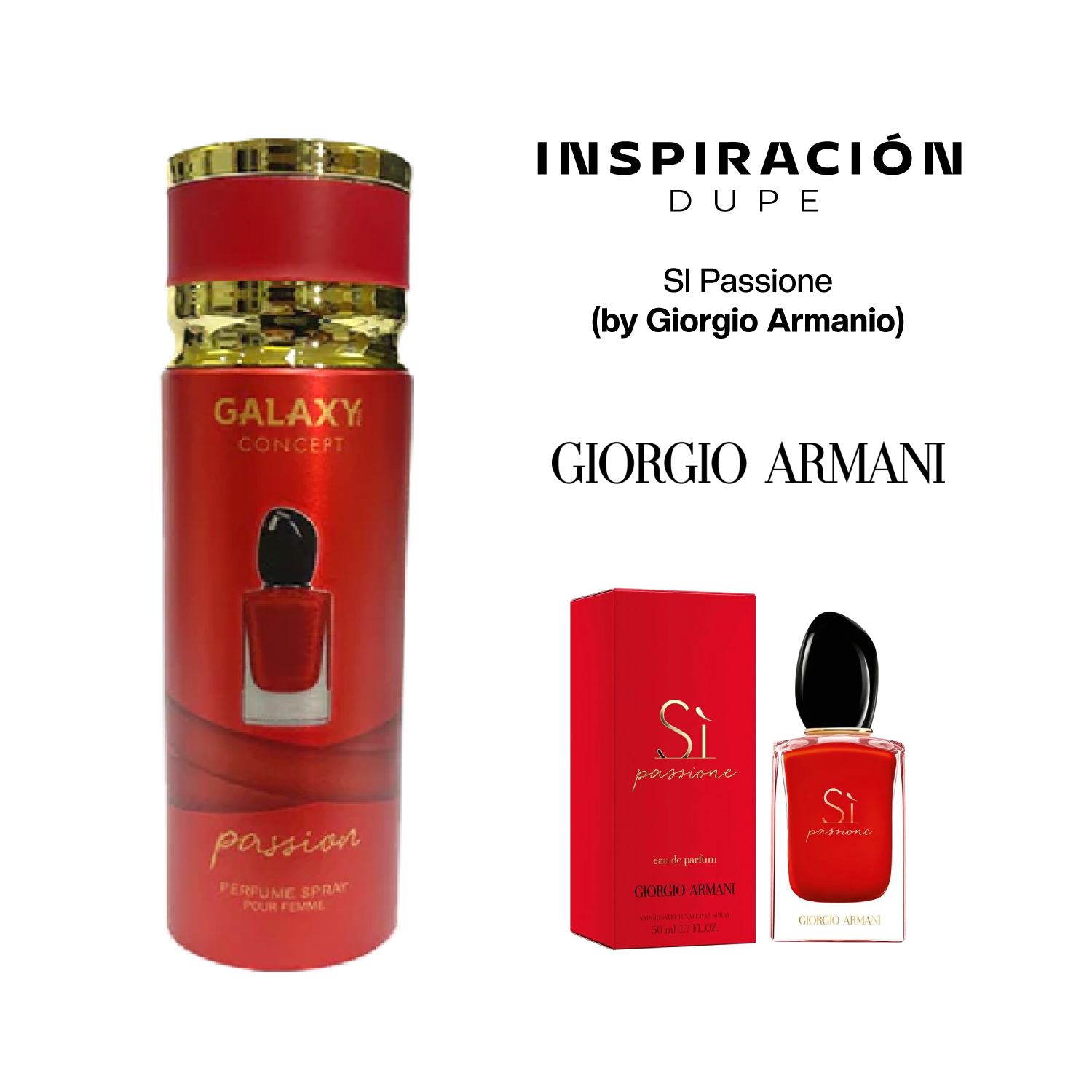 PERFUME EN SPRAY GALAXY PASSION 200ML