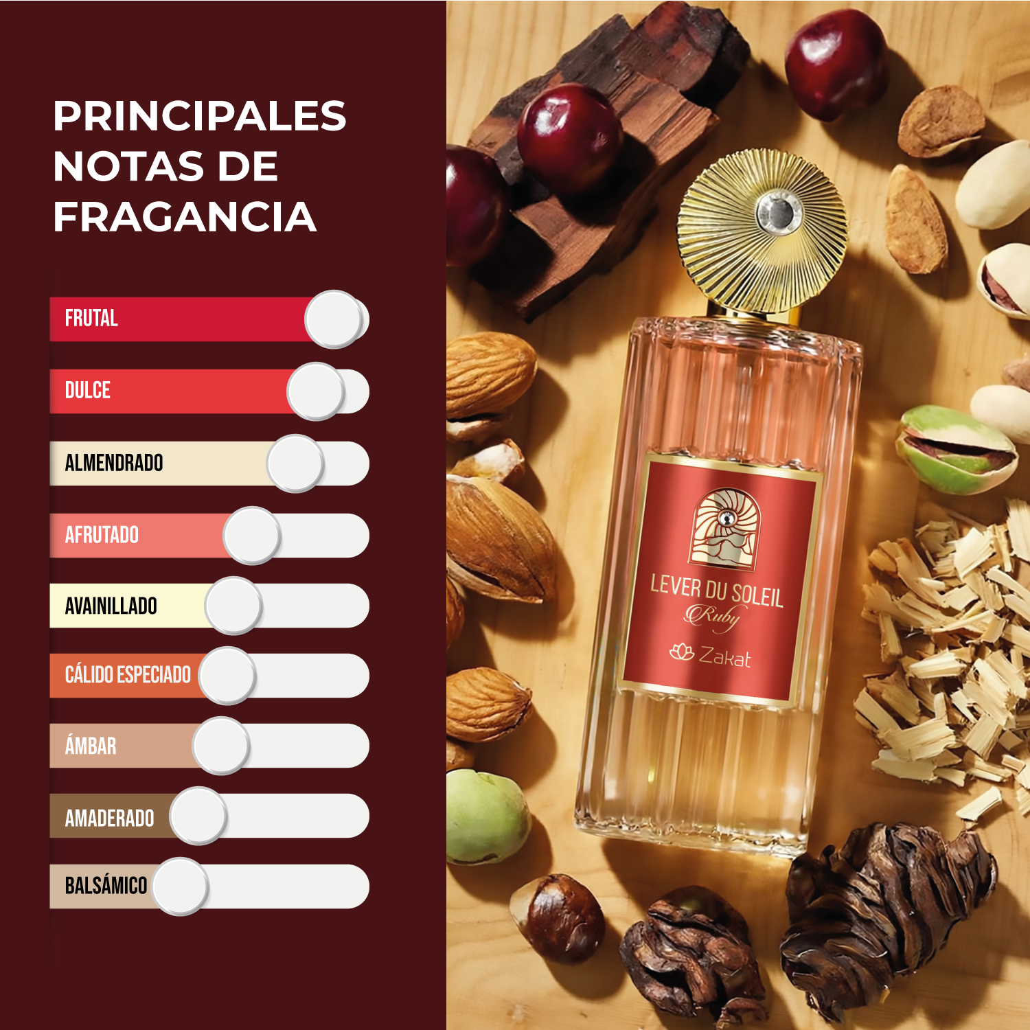 PERFUME ZAKAT- LEVER DU SOLEIL RUBY 80ML