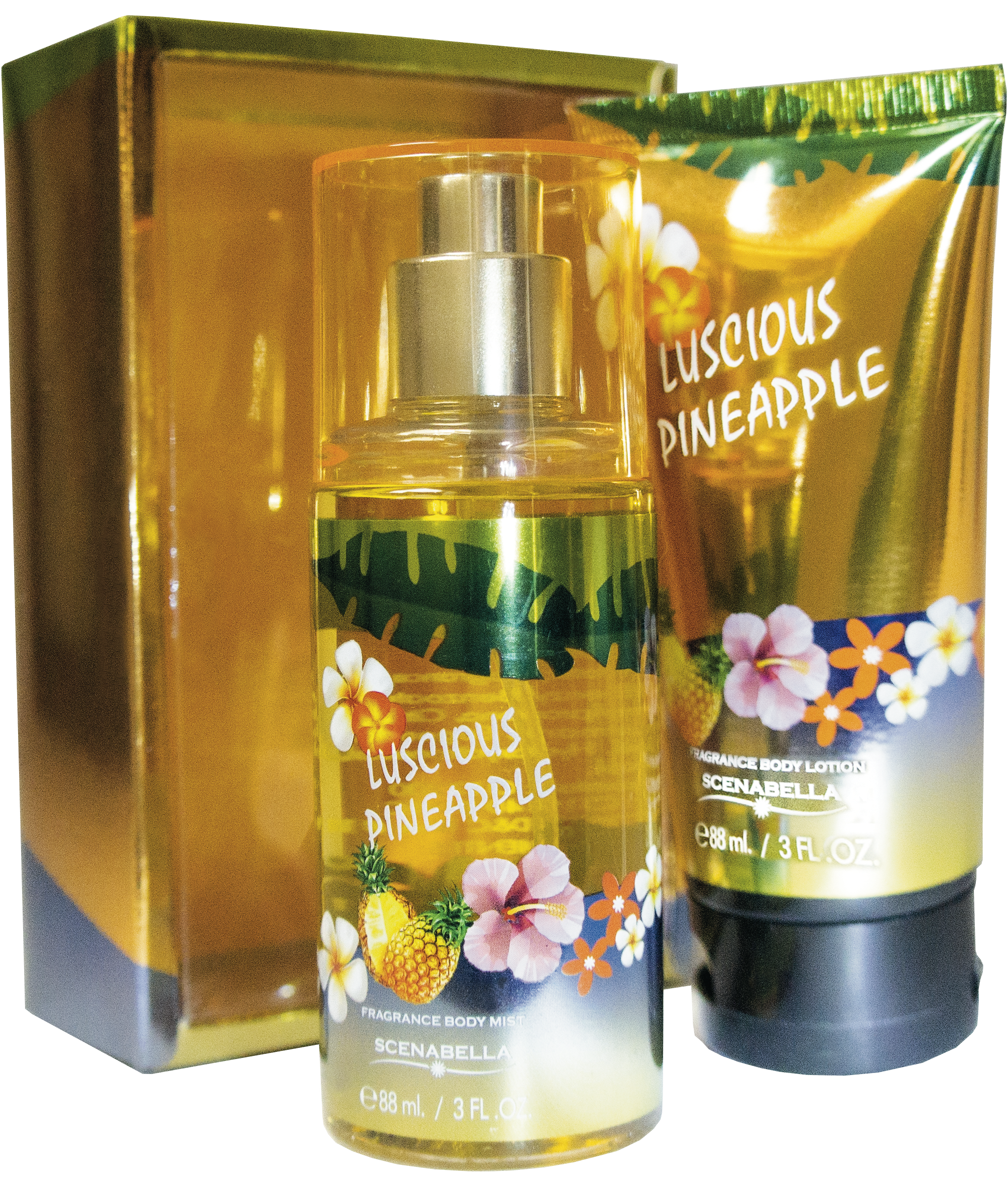 Kit de Regalo Luscious Pineapple Scenabella | COSMÉTICOS EN LÍNEA
