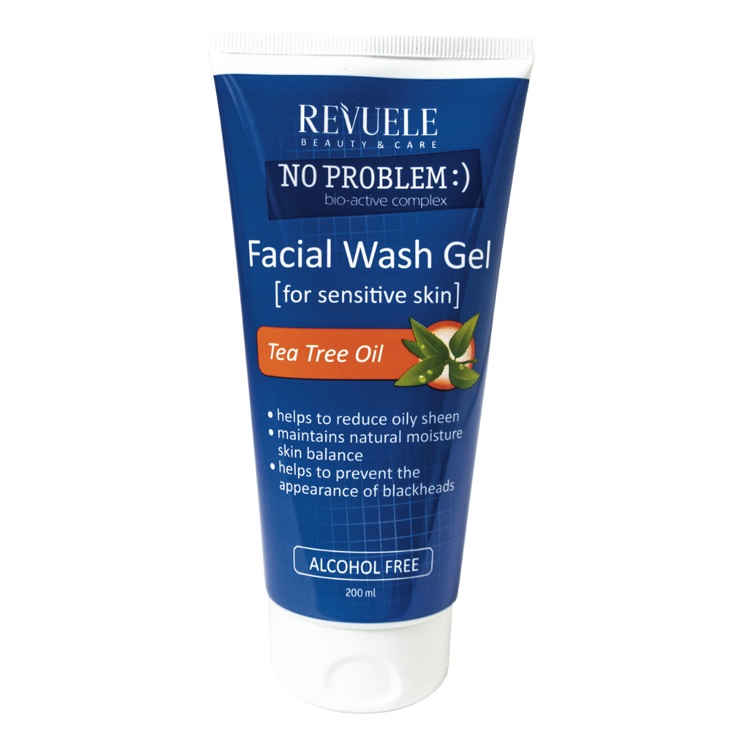 Gel limpiador a base de Té Verde, Anti Acné y puntos negros - Revuele