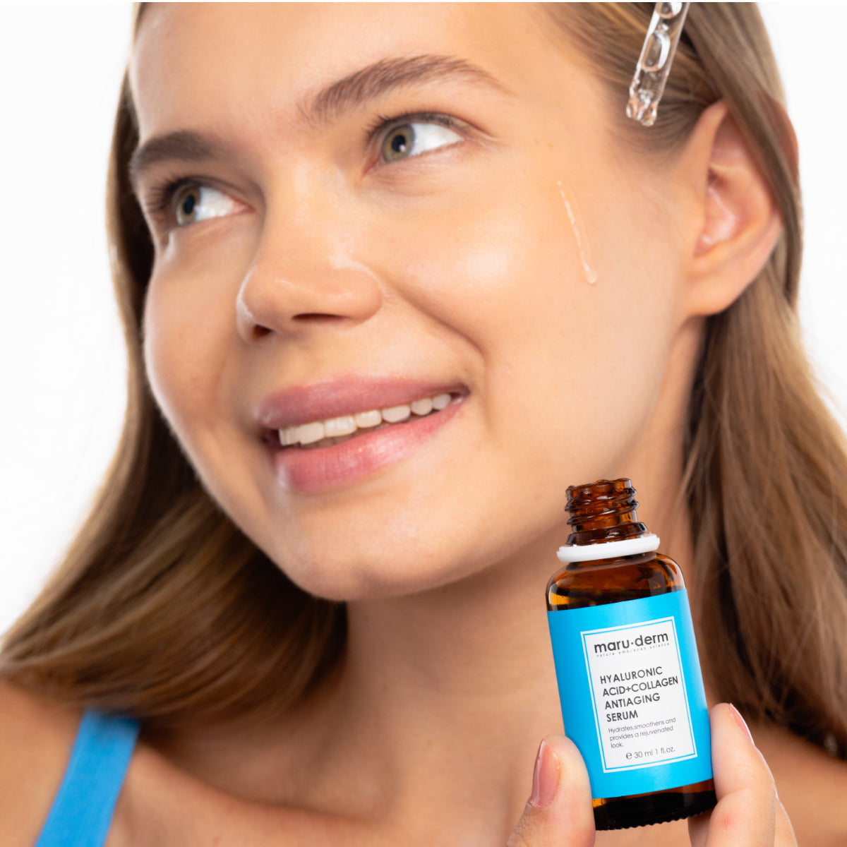 Suero facial de ácido hialurónico de Maru Derm