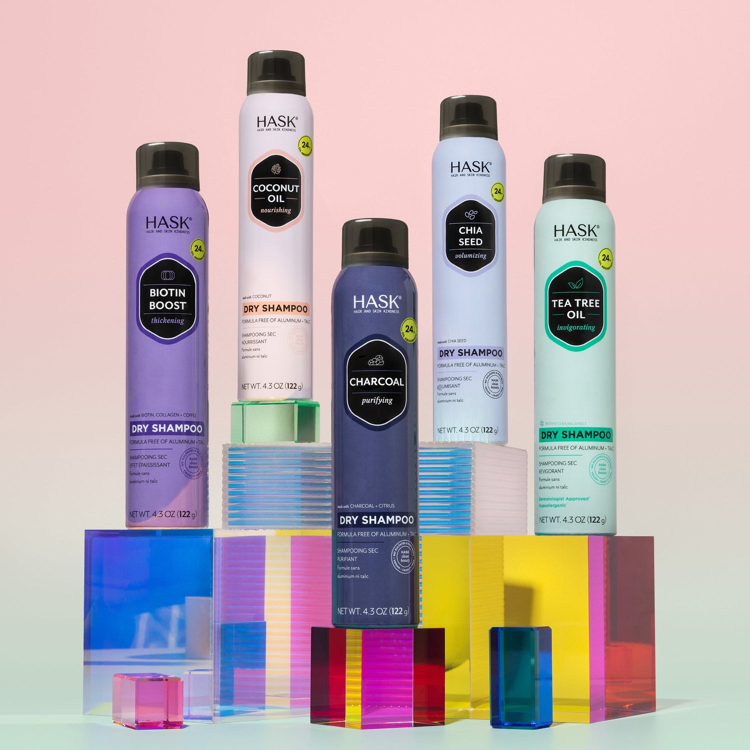 Colección Shampoo en seco-Hask Cuidado Capilar | Cosméticos En Línea