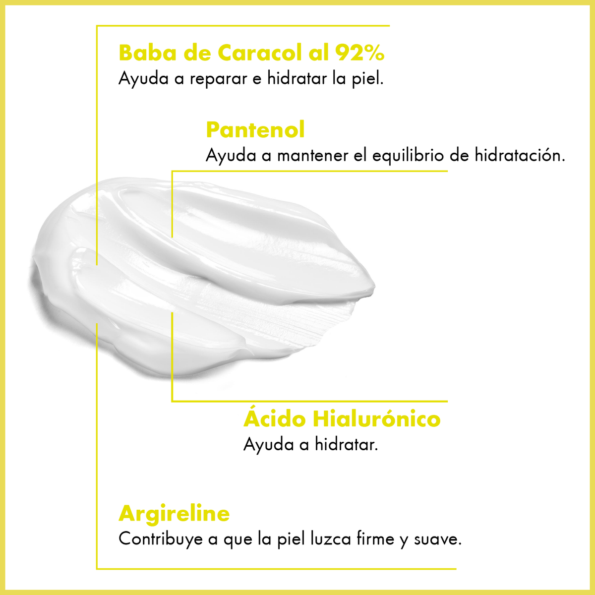 Crema facial reparadora con baba de caracol al 92% – Hidratante y regeneradora de la piel. Maruderm  100 ml.