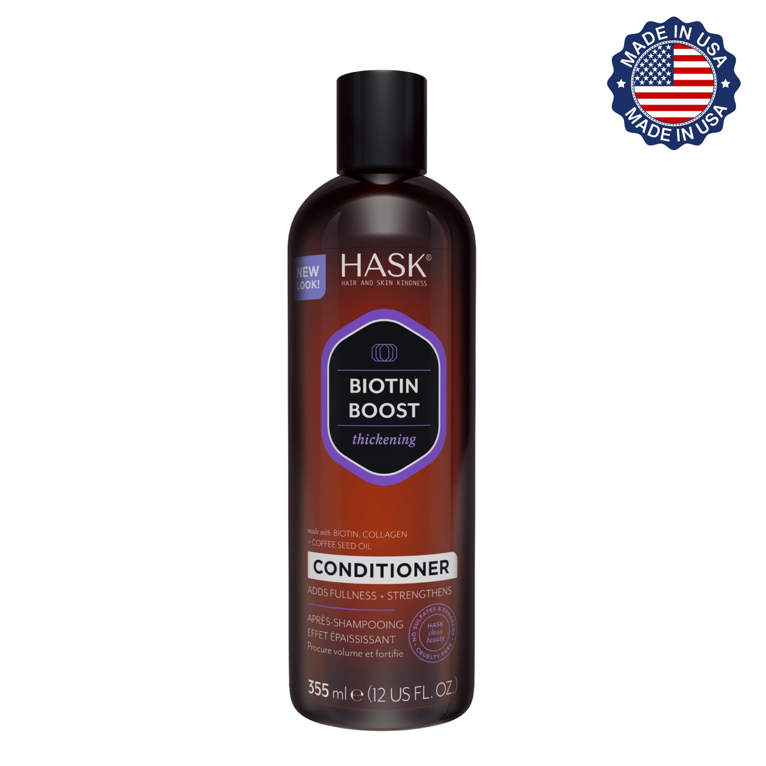 Acondicionador Engrosador con Biotina HASK | Cosméticos en Línea