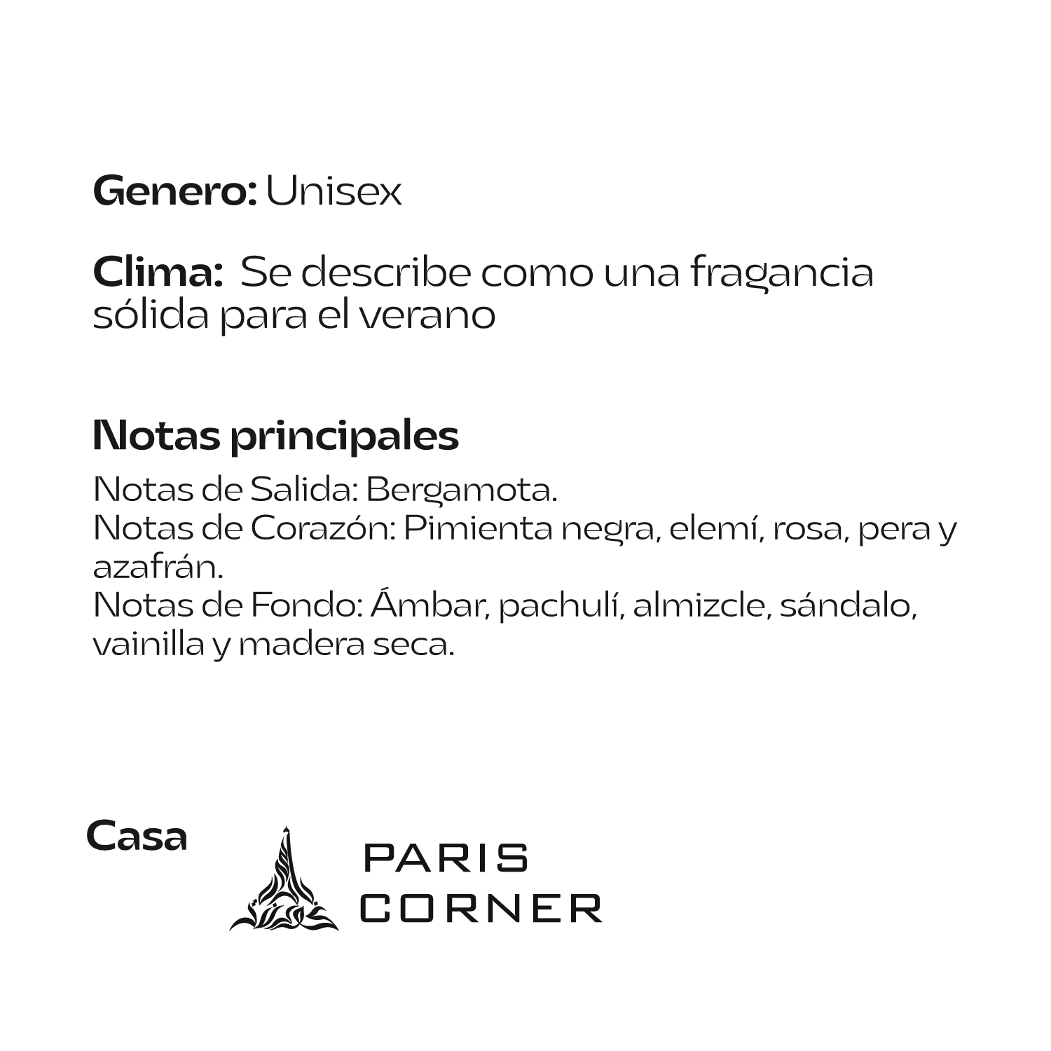 Paris Corner Arena Intense 100 ml Unisex | Cosméticos en Línea