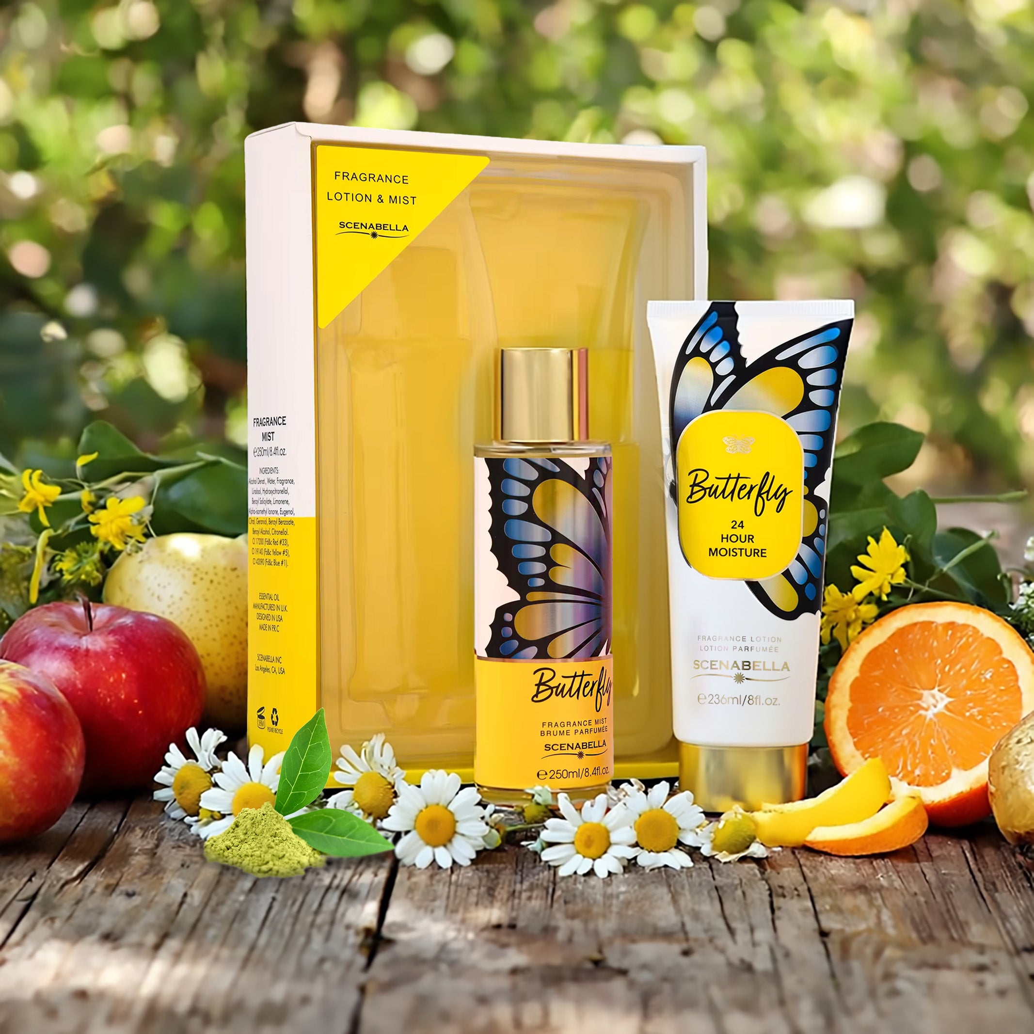 Estuche de regalo Mariposa Scenabella | Cosméticos en linea