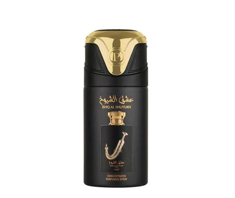 LATTAFA ISHQ AL SHUYUKH GOLD BODYSPRAY 250ml