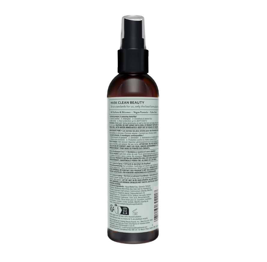 HASK Spray Leave-In 5 en 1  DE Aceite de Árbol de Té