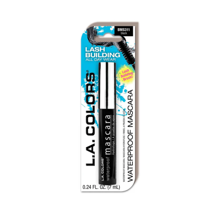 LA COLORS MASCARA PARA OJOS WATERPROOF BLACK