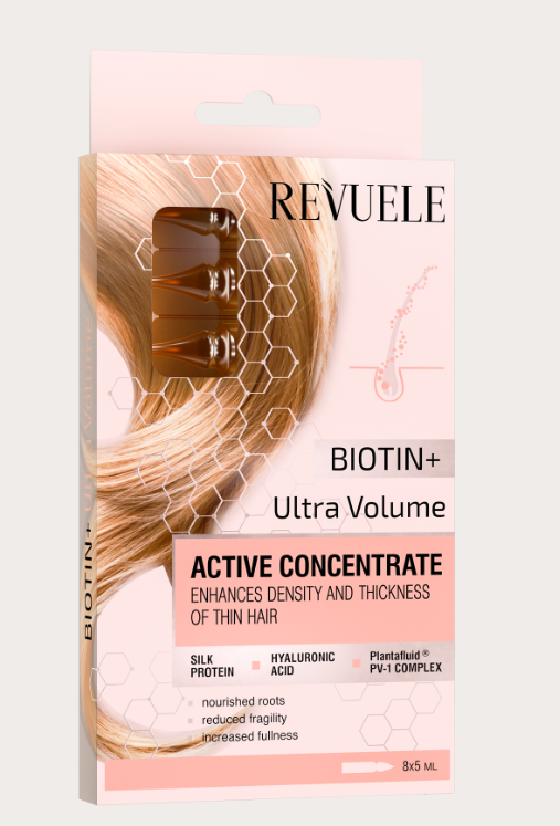 REVUELE Ampolla Activo para el Cabello Biotina + &