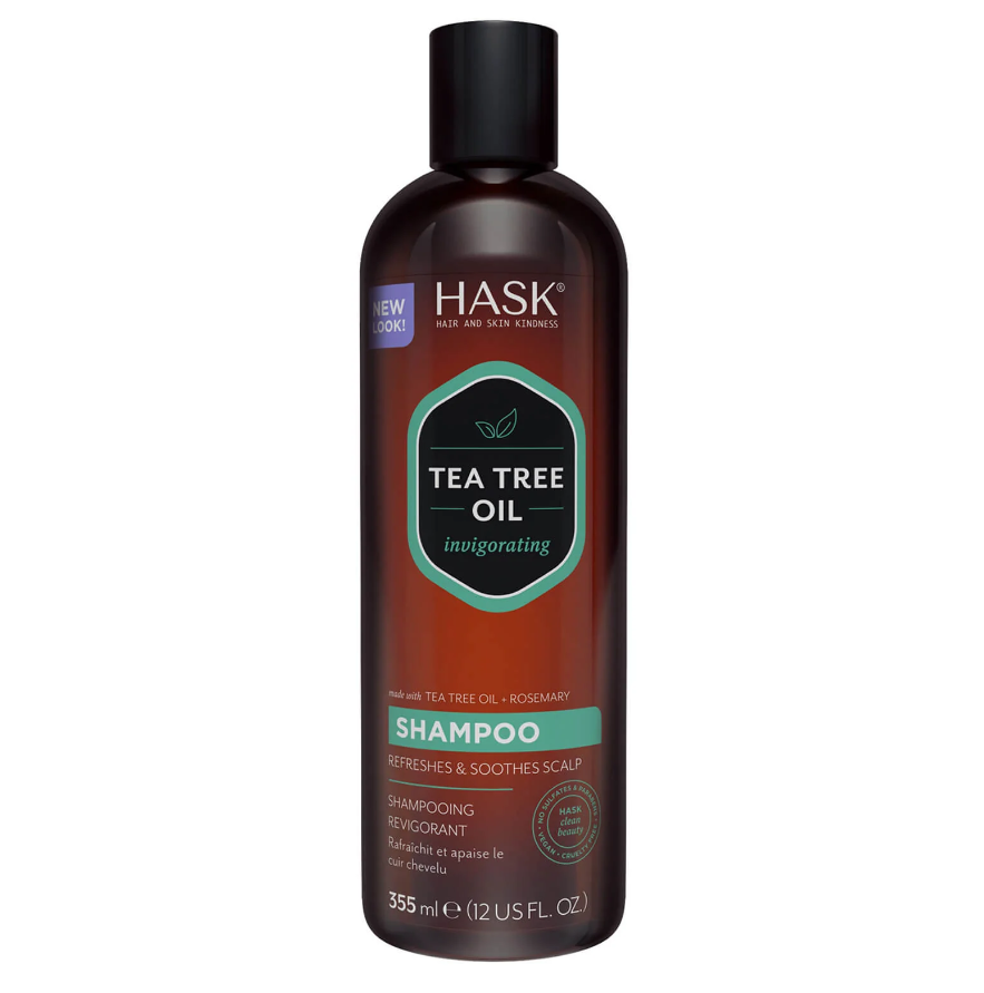 HASK Shampoo de aceite de árbol de té