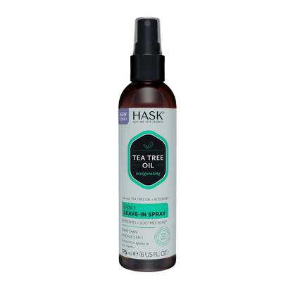 HASK Spray Leave-In 5 en 1  DE Aceite de Árbol de Té