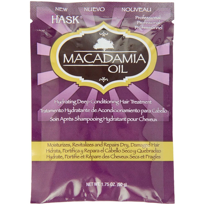 HASK Tratamiento Capilar Profundo con Aceite de Macadamia 1.75 Oz.