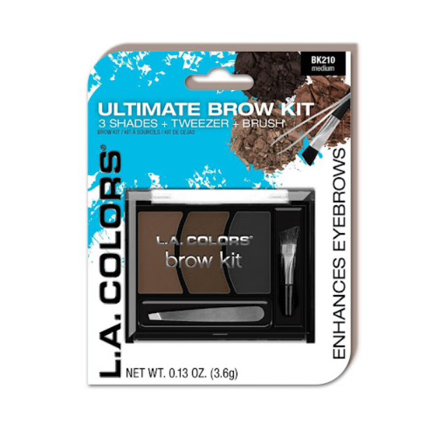 LA COLORS Sombra La Colors 3 Colores Ultimate Brow Kit