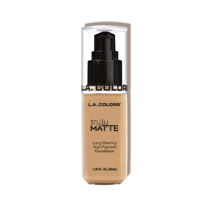 LA COLORS Base de Maquillaje TRULY MATTE | NATURAL