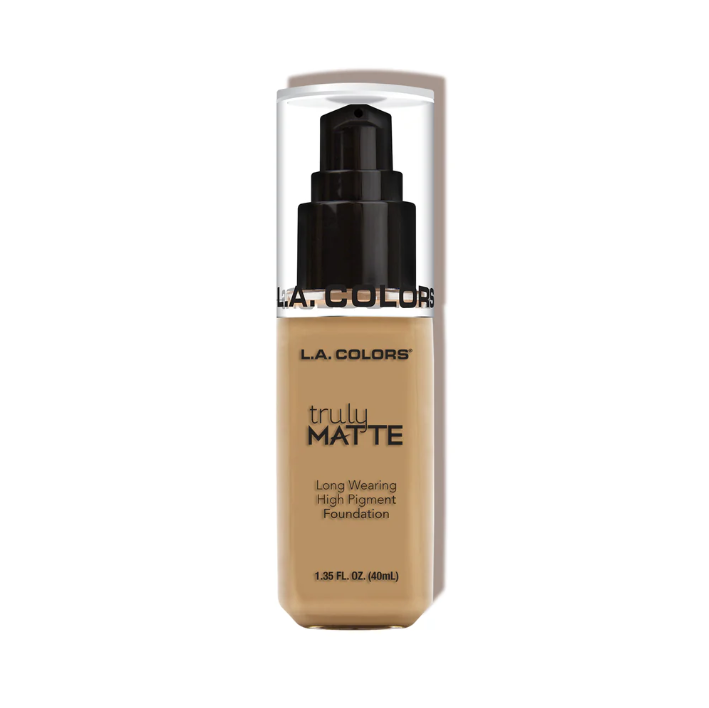 LA COLORS Base de Maquillaje TRULY MATTE | MEDIUM BEIGE