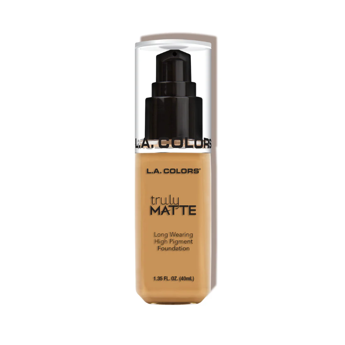 LA COLORS Base de Maquillaje TRULY MATTE | GOLDEN BEIGE