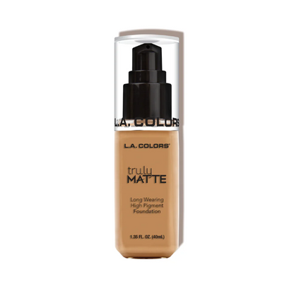 LA COLORS Base de Maquillaje TRULY MATTE | WARM HONEY