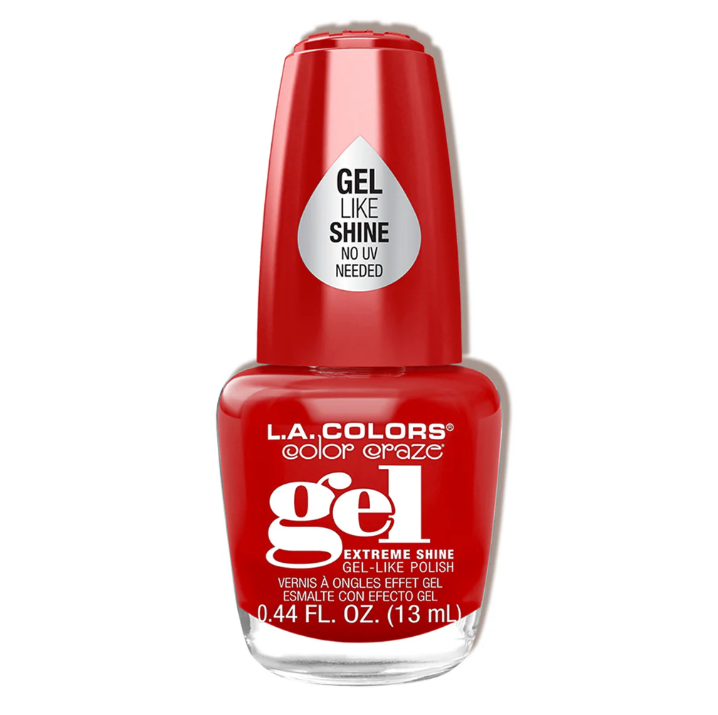 LA COLORS Esmalte de Gel Color Craze Brillo Extremo |  FIERCE