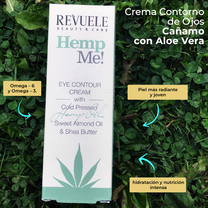 Crema Nutritiva para Contorno de Ojos con Aceite de Cáñamo - Revuele