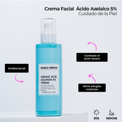 Crema para la piel con ácido azelaico al 5% Maruderm 200 ml