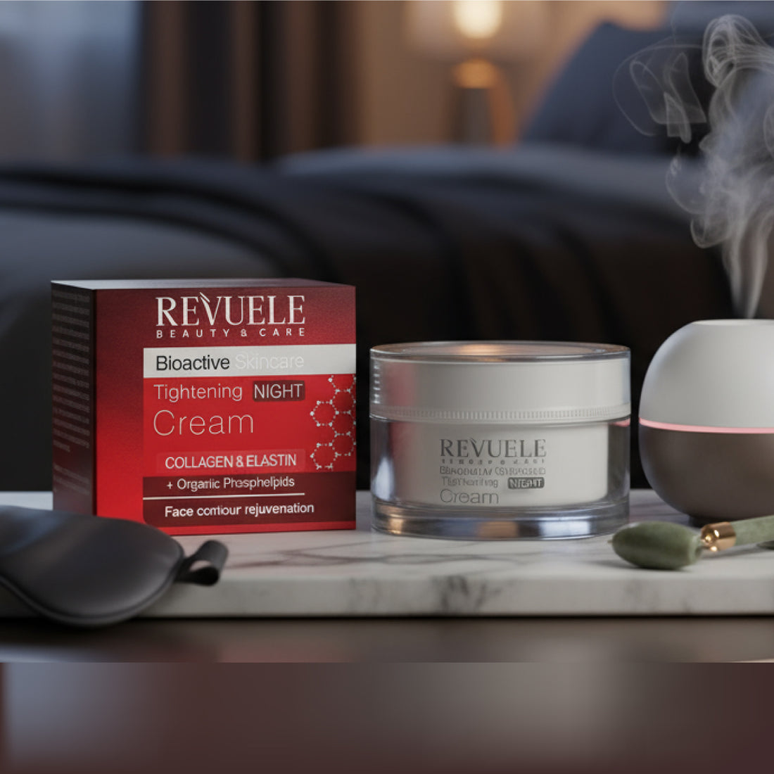 Crema de Noche Anti Envejecimiento BIO ACTIVE Con Colágeno y Elastina