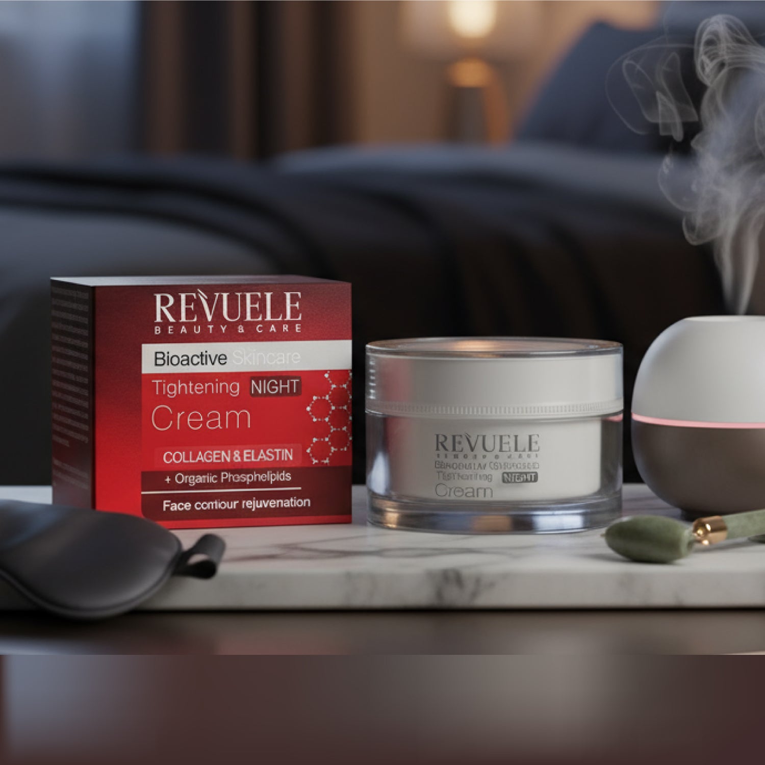 Crema de Noche Anti Envejecimiento BIO ACTIVE Con Colágeno y Elastina