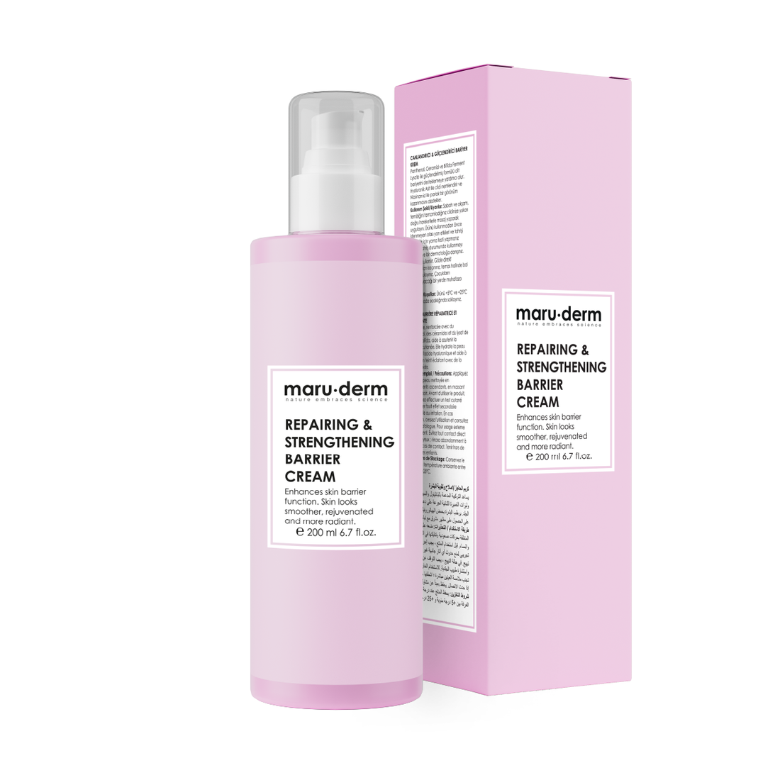 Crema con ceramidas para la reparación y fortalecimiento de la barrera cutánea Maruderm 200 ml