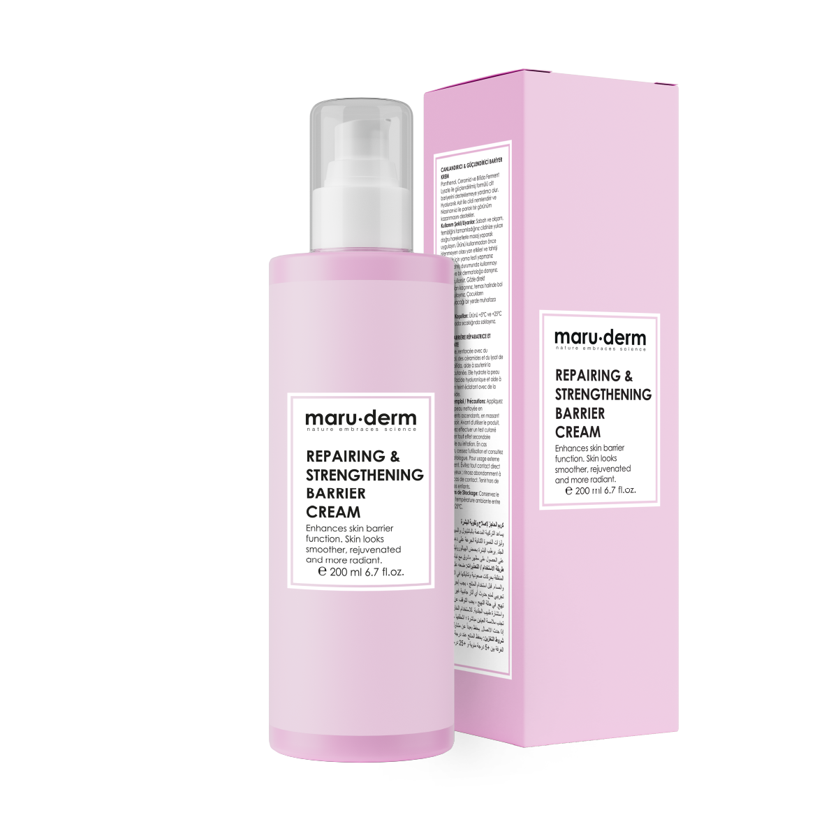 Crema con ceramidas para la reparación y fortalecimiento de la barrera cutánea Maruderm 200 ml