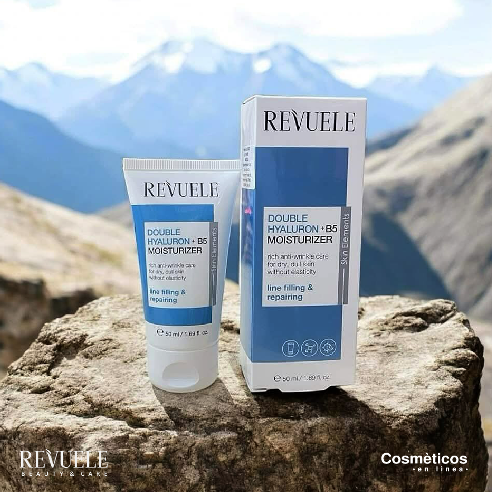 Crema Hidratante Doble Ácido Hialurónico + Vitamina B5 - REVUELE