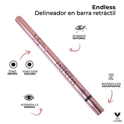 Lápiz delineador Endless Café oscuro