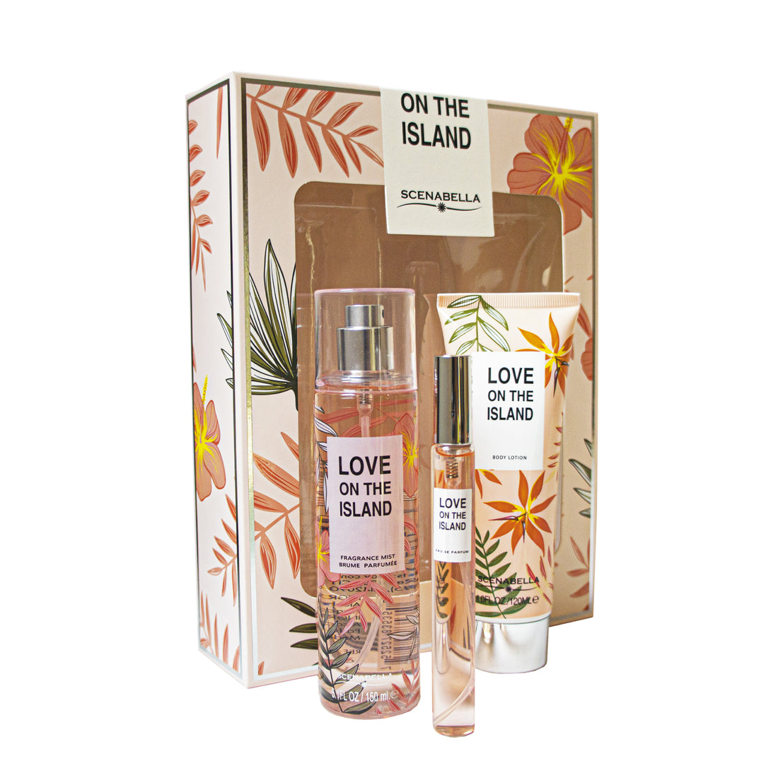 Estuche de regalo Love On The Island Scenabella | Cosméticos en linea