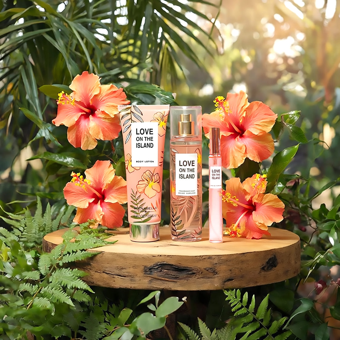 Estuche de regalo Love On The Island Scenabella | Cosméticos en linea